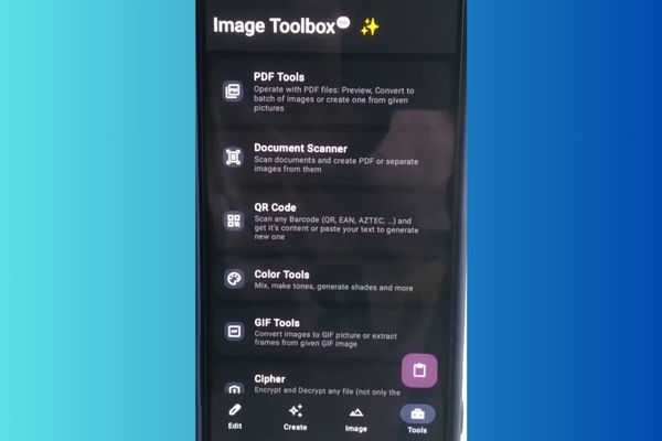 Các công cụ trong mục Tools