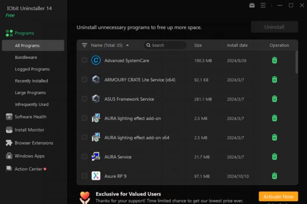 Hướng dẫn nhận key IObit Uninstaller 14 miễn phí 6 tháng 14 Quét sâu và sạch hơn 20%