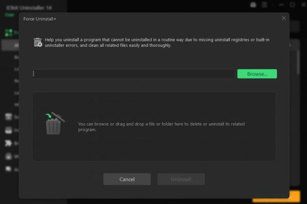 Hướng dẫn nhận key IObit Uninstaller 14 miễn phí 6 tháng 13 Tính năng "Force Uninstall"
