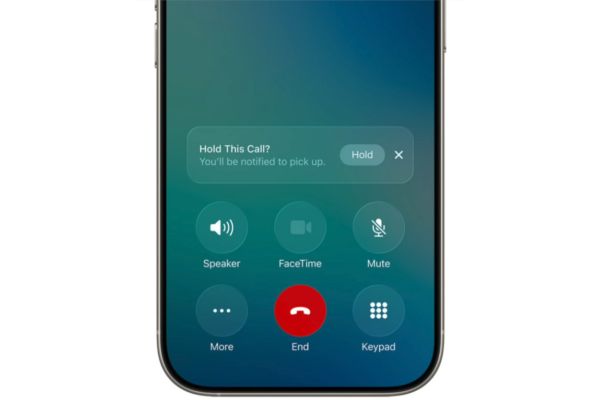iOS 26: Summary of new features 18 Hold Assist announced as soon as the switchboard staff responded
