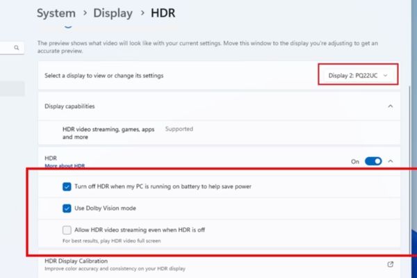 Kích hoạt Dolby Vision HDR Windows 11 trải nghiệm hình ảnh đỉnh cao 16 Hướng dẫn kích hoạt Dolby Vision HDR Windows 11