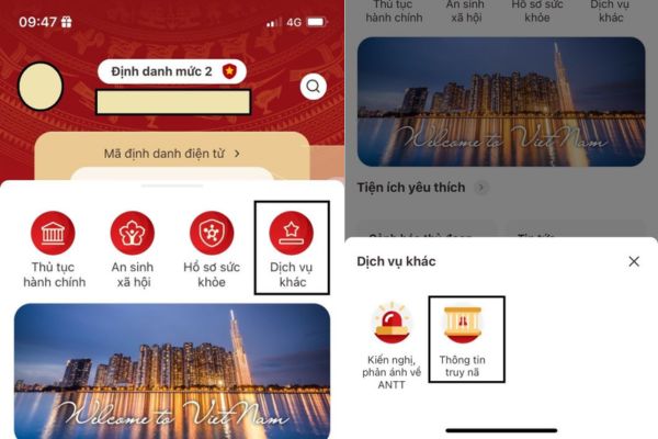 Cách phản ánh đối tượng bị truy nã qua ứng dụng VNeID 11 Hướng dẫn phản ánh đối tượng bị truy nã trên VNeID