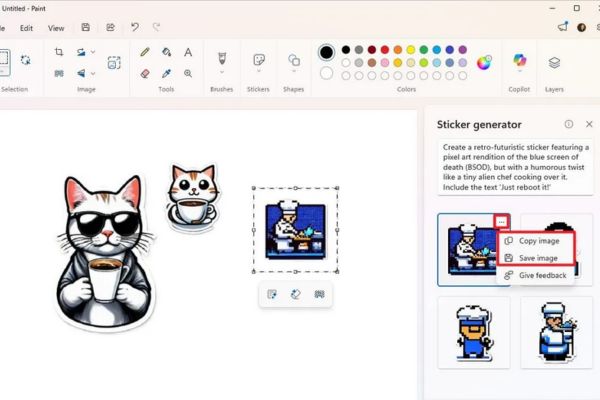 Cách tạo sticker bằng Paint trên Windows 11 13 Cách tạo sticker bằng Paint trên Windows 11