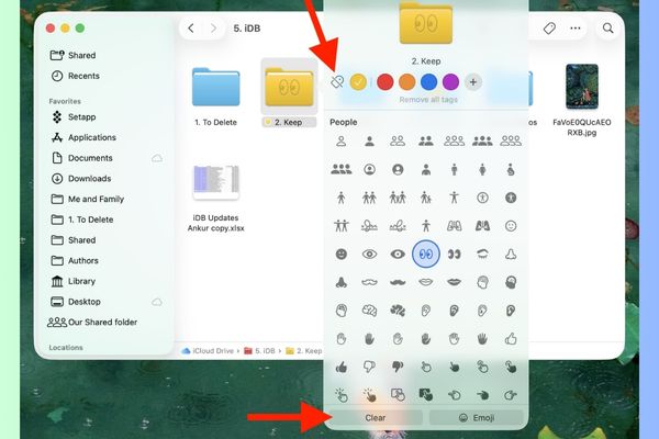 Cách thêm emoji vào folder Macbook để dễ dàng phân biệt 15 Cách xóa emoji và màu sắc khỏi folder Macbook