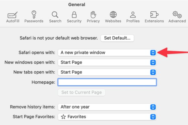 Use private browsing mode (private browsing)