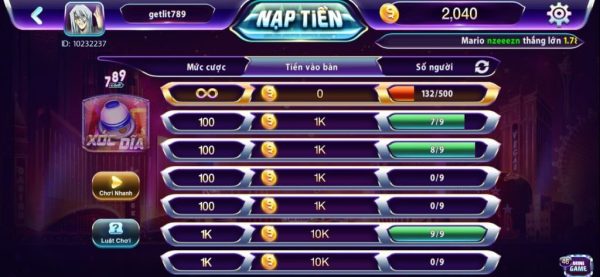 Xóc đĩa 789Club trải nghiệm cá cược đỉnh cao từng giây 2 Xóc đĩa 789Club trải nghiệm cá cược đỉnh cao từng giây 2