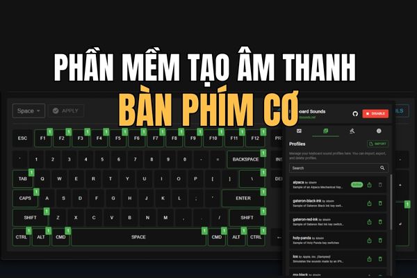 Keyboard Sounds: Software to create mechanical keyboard sounds for all operating systems Keyboard Sounds: Software to create mechanical keyboard sounds for all operating systems