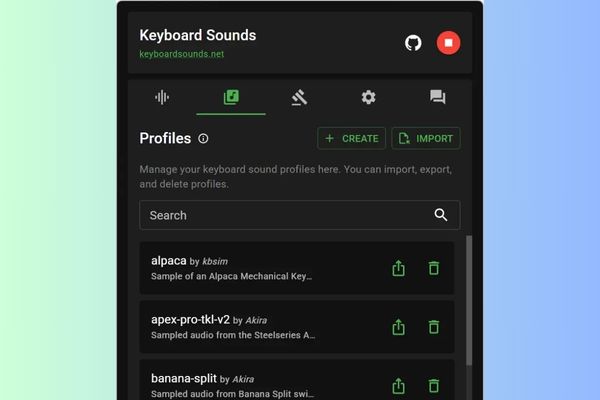 Tạo và quản lý các bộ âm thanh của riêng mình