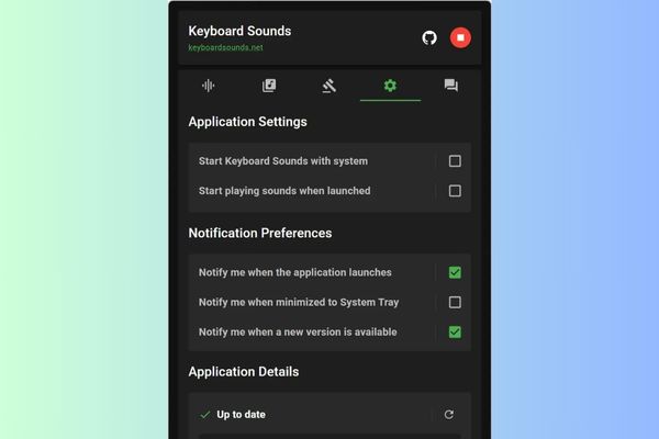 Tinh chỉnh các cài đặt tiện ích