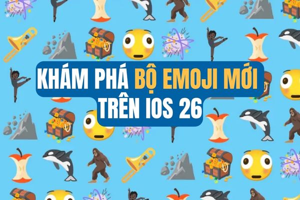 List of 8 new emoji on iOS 26 officially on iPhone?
