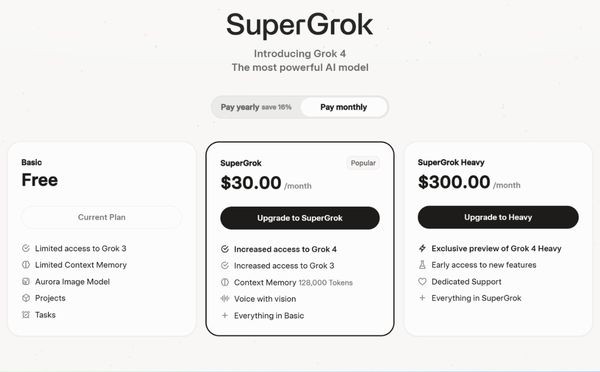 Bạn phải là người dùng của gói SuperGrok/SuperGrokHeavy