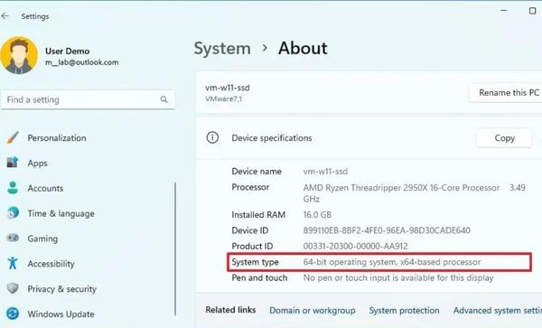 Cách biết máy tính chạy chip x64 hay ARM64 trong 30 giây 10 Cách biết máy tính chạy chip x64 hay ARM64