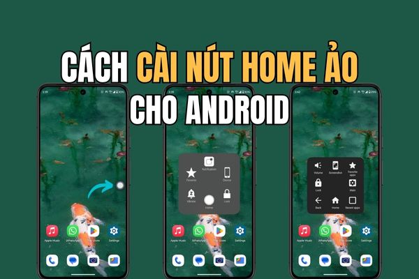 How to install virtual home button for Android like iPhone