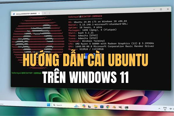 Instructions on how to install Ubuntu on Windows 11 with WSL/WSL2