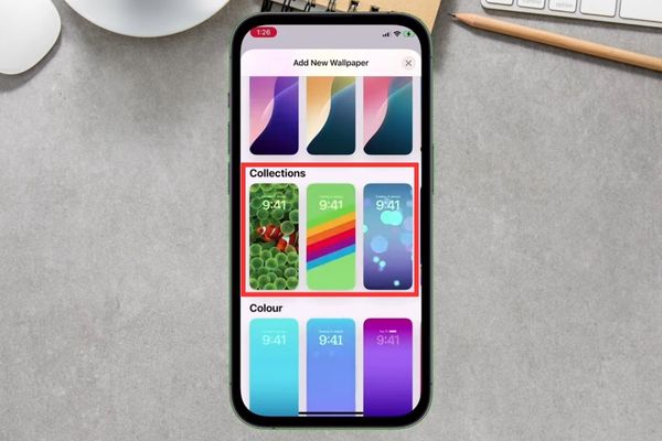 Một mục mới toanh tên là Collections