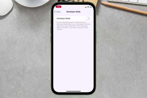 Bật Developer Mode