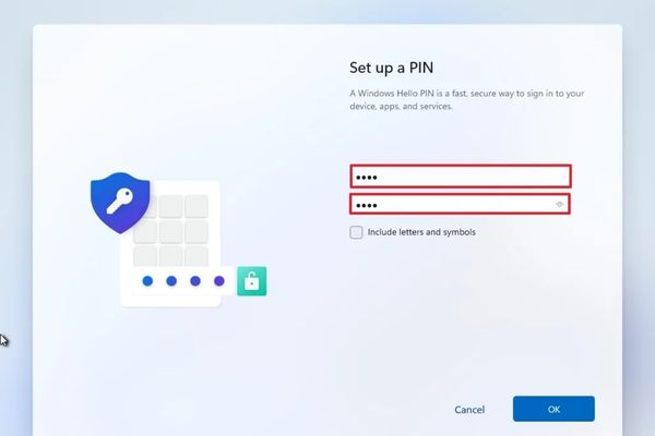 Tạo một mã PIN Windows Hello
