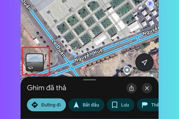 Nhấp chuột vào bất kỳ điểm nào trên đường màu xanh dương