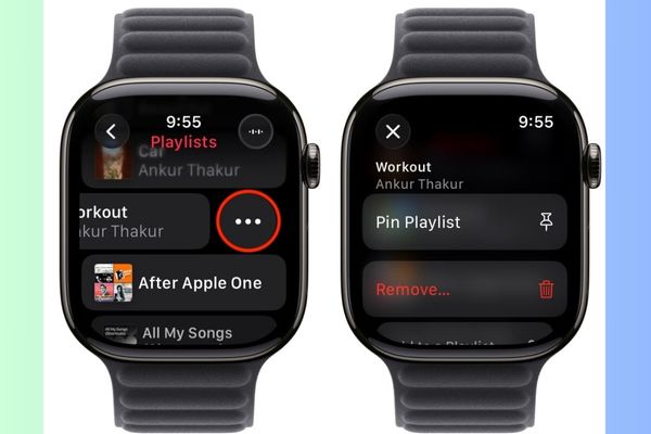 Cách ghim nhạc trên Apple Watch