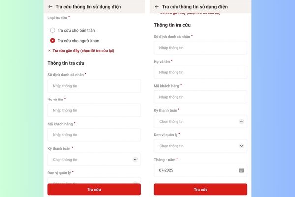 Cách kiểm tra tiền điện trên VNeID 14 Tra cứu tiền điện hộ người khác