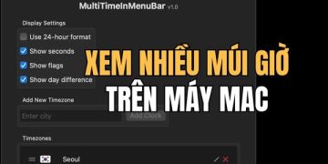Cách xem nhiều múi giờ trên Mac với MultiTimeInMenuBar 41