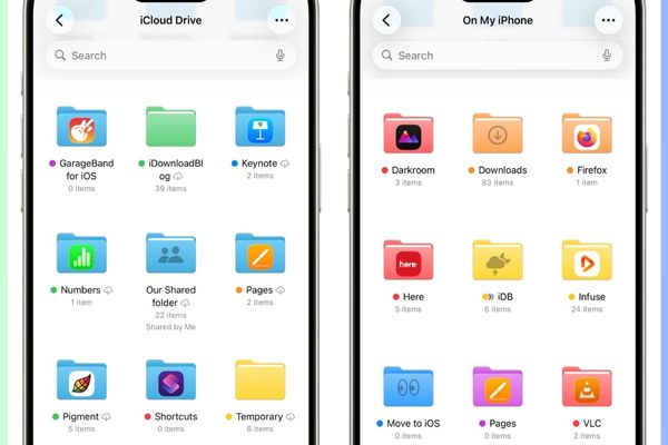 Cách đổi màu và thêm icon cho Folder iPhone 15 Những thư mục nào sẽ không thể "thay áo mới"?