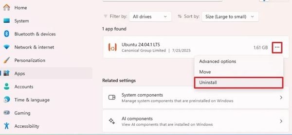 Cách gỡ cài đặt WSL trên Windows 11 một cách triệt để? 10 Hướng dẫn gỡ cài đặt WSL trên Windows 11