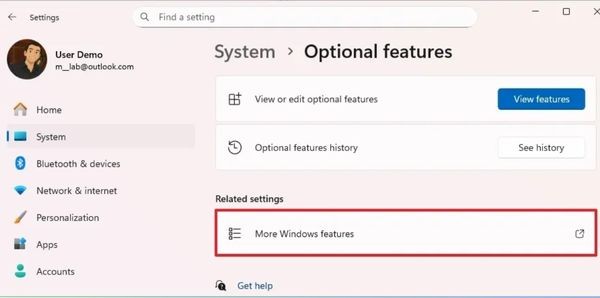 Cách gỡ cài đặt WSL trên Windows 11 một cách triệt để? 12 Chọn More Windows features