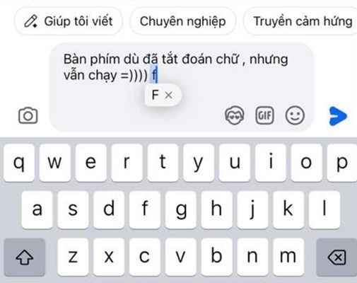 Không tắt được tự động sửa chính tả