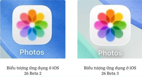 Thay đổi nhỏ về biểu tượng