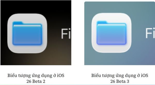 Biểu tượng Tệp có thêm một chút sắc tím nhẹ