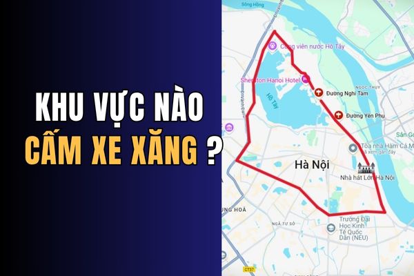 List of areas banning gasoline in Hanoi and Ho Chi Minh City