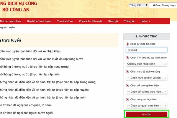 Hướng dẫn làm hộ chiếu online tiện lợi