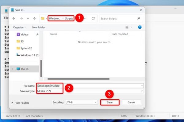 Cách nhận email khi có người đăng nhập vào máy tính