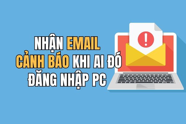 Automatically send mail when someone logged into the computer