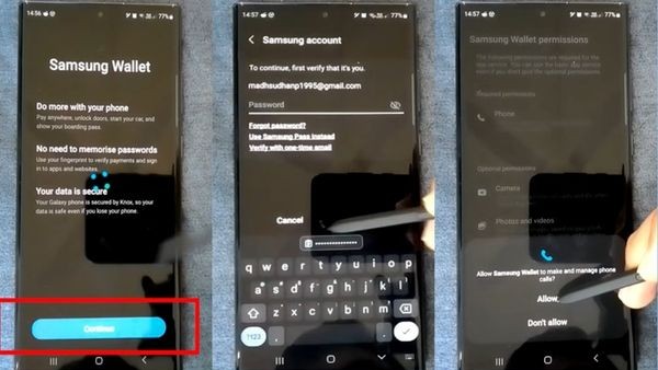 Samsung Wallet: Thanh toán không tiền mặt an toàn và hiệu quả 18 Chọn "Bắt đầu"