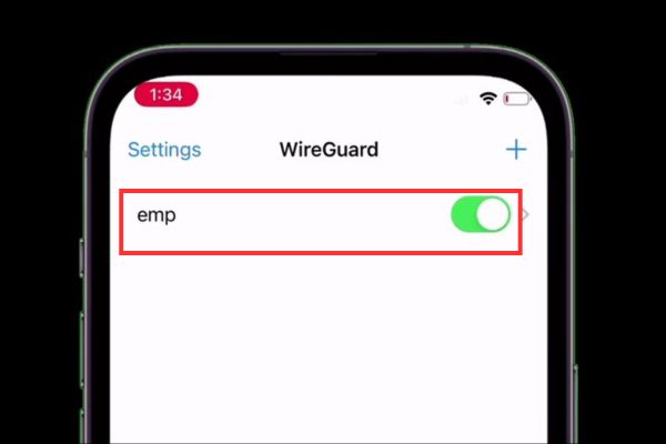 Hướng dẫn cài Scarlet iOS để cài mọi file IPA không bị thu hồi 32 Bật VPN trong ứng dụng WireGuard