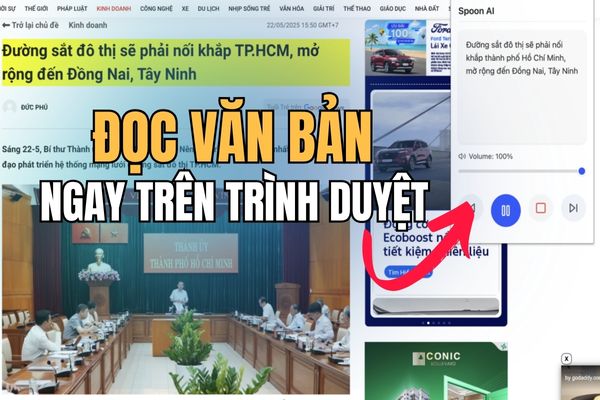 Spoon AI: AI text-to-speech extension