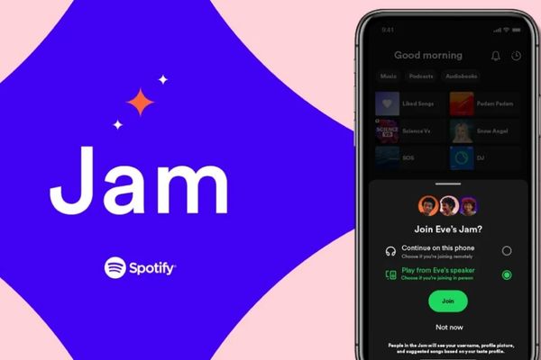 Instructions for using Spotify Jam on Android Auto