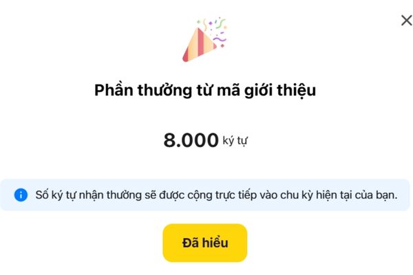 Hướng dẫn tạo giọng AI của chính mình chỉ trong 10 giây 22 Cách nhận thêm 8000 kí tự miễn phí