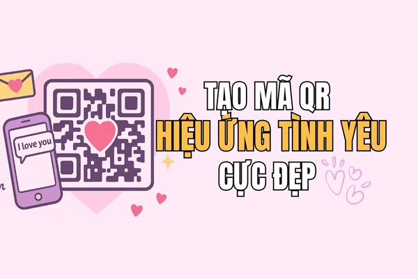 Instructions for creating super romantic QR love effects