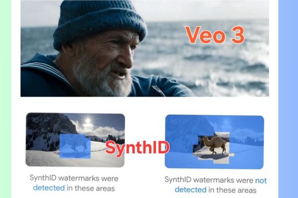Cách tạo Video bằng Veo 3 tại Việt Nam 12 Mọi video Veo 3 đều được xử lý bằng công nghệ SynthID