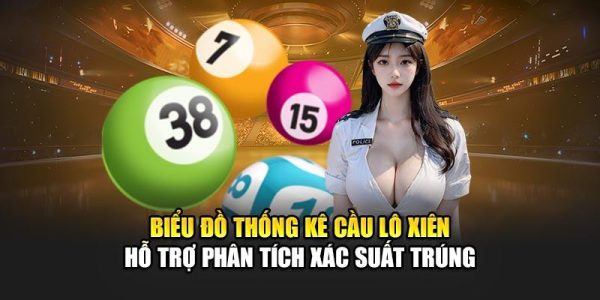 Biểu đồ thống kê cầu lô xiên hỗ trợ phân tích xác suất trúng