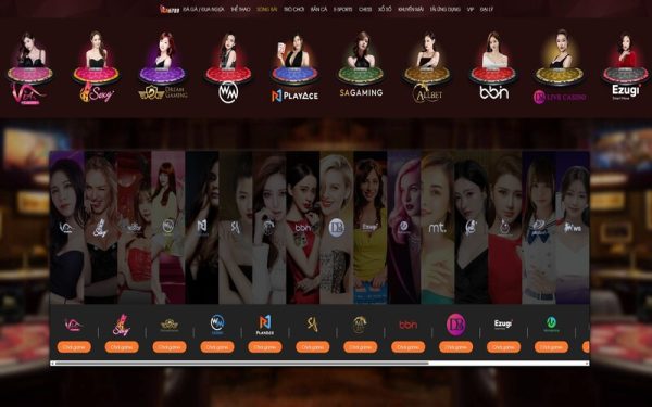 Kho trò chơi chất lượng cao của Casino Online GA6789