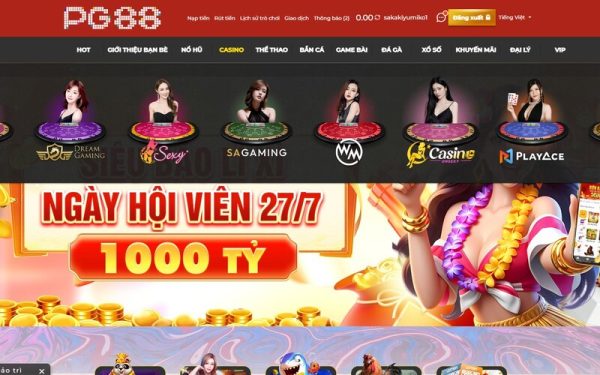Giới thiệu đôi lời về sảnh game Casino PG88