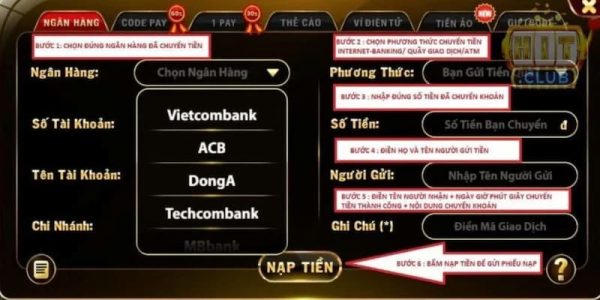 Những lý do khiến bạn phải nạp tiền hitclub