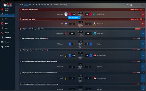 eSports - Cá cược thể thao điện tử cho thế hệ mới