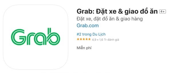 Tải ứng dụng Grab