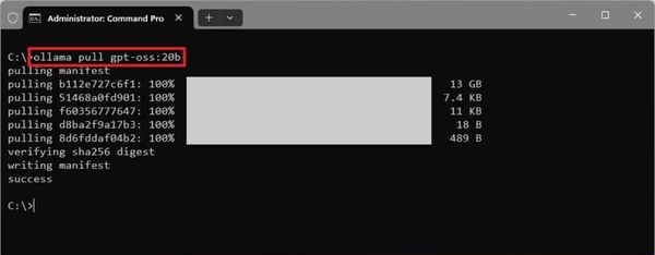 Install by command line