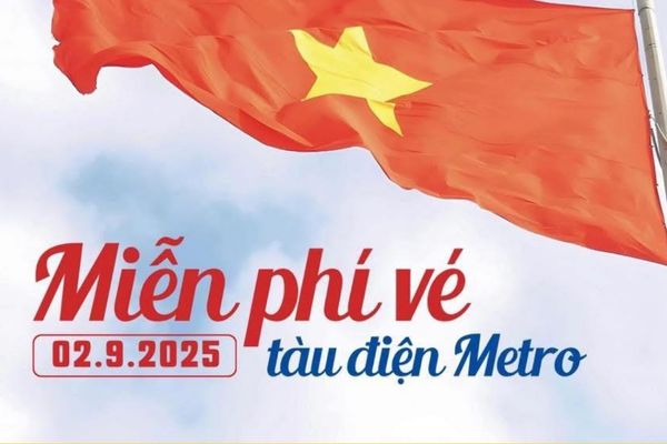 Metro số 1 mở cửa miễn phí nhân ngày 2/9